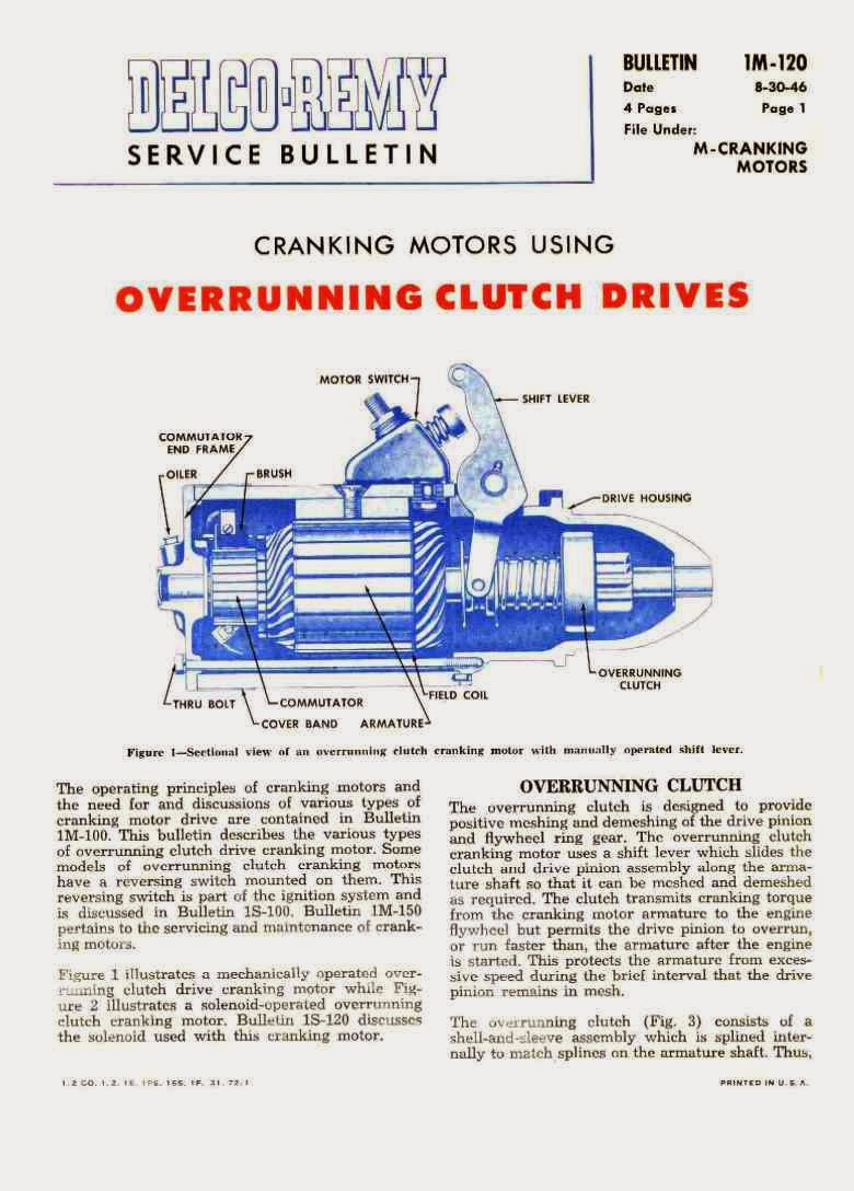 To test the starter there are, again, 2 Service Bulletins.
