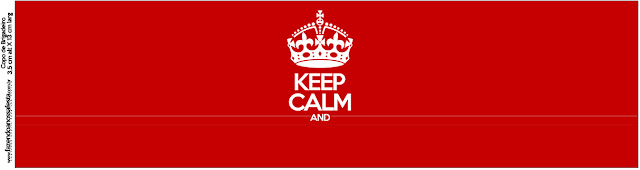 Keep Calm: Etiquetas para Candy Bar para Imprimir Gratis.