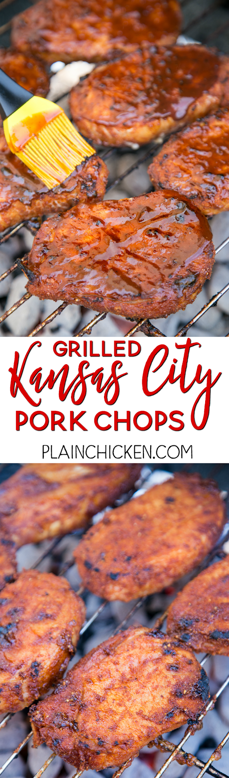 Grilled Kansas City Pork Chops | Plain Chicken®