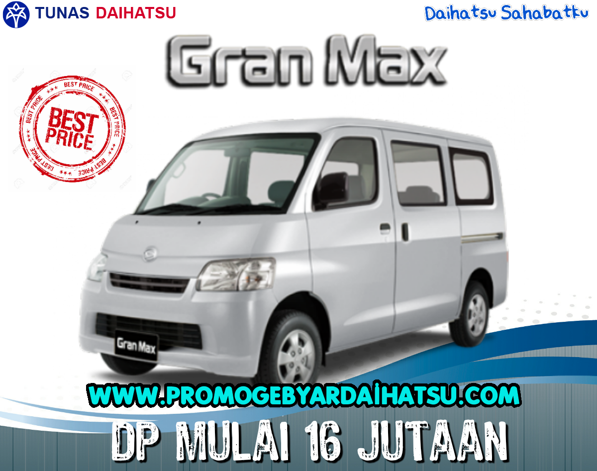Promo Harga Mobil Daihatsu Gran Max Minibus Kredit Dp Murah Mobil