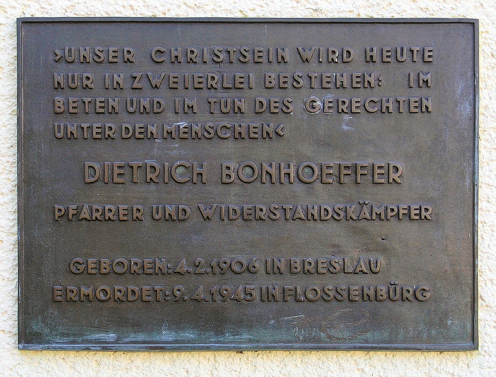 Studiebol Verzet en overgave, Dietrich Bonhoeffer, 1951