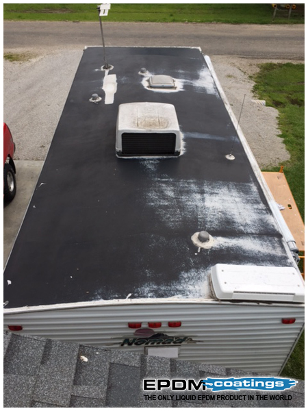 EPDM Coatings provides Butyl Liquid Rubber and Liquid RV Roof Magic