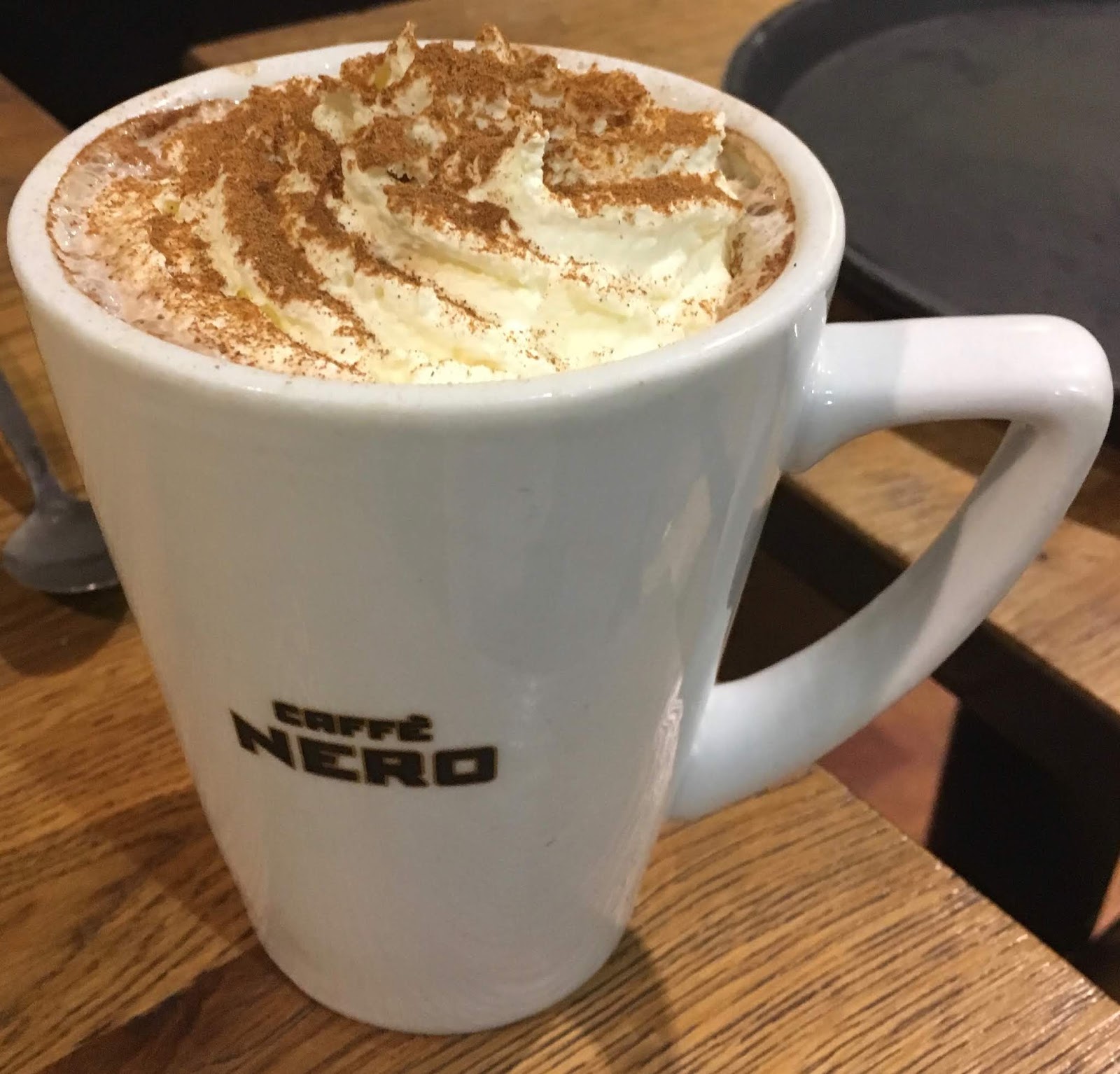 FOODSTUFF FINDS Winter Spice Hot Chocolate (Caffe Nero) By Cinabar