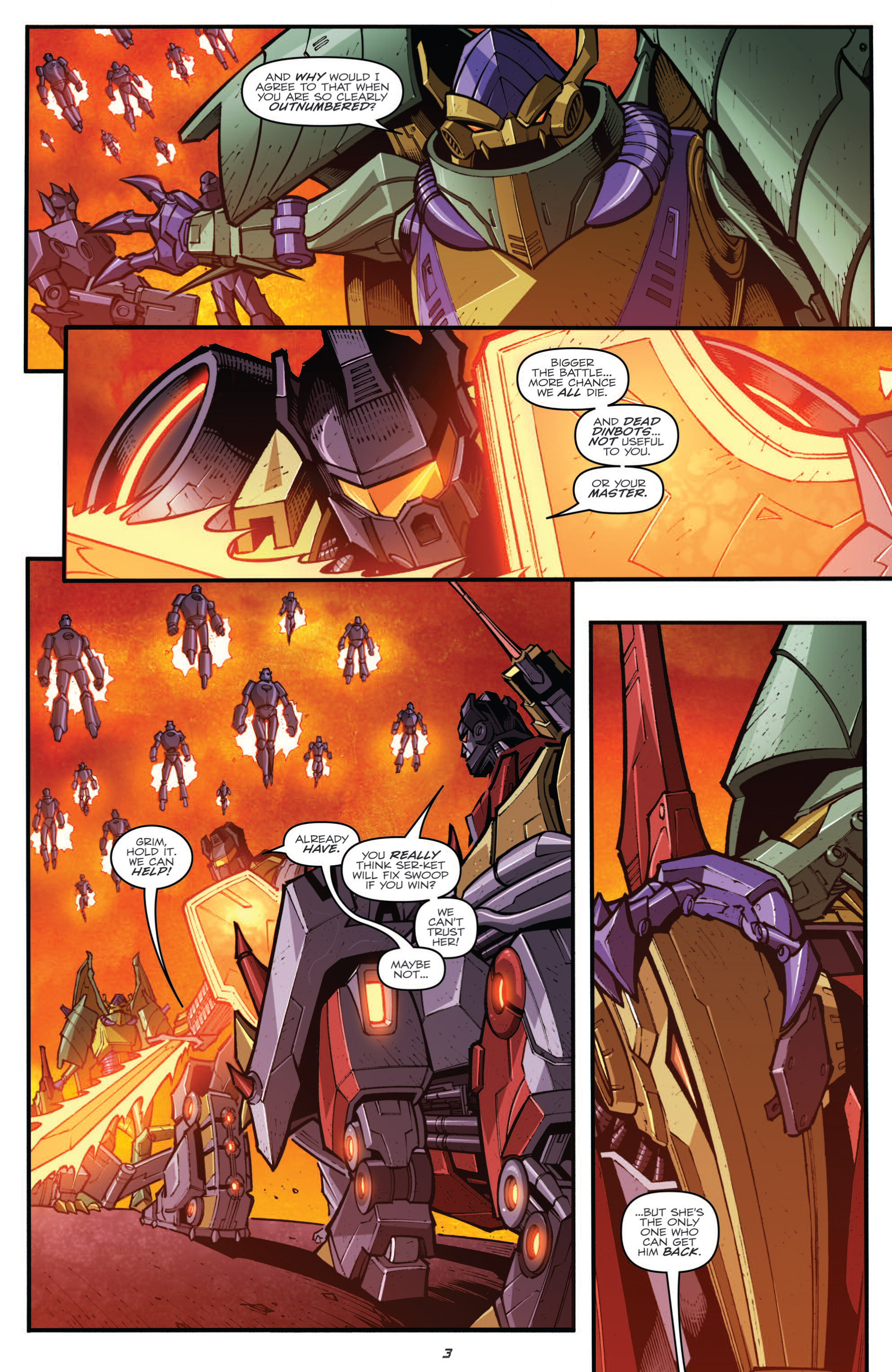 Read online The Transformers Prime: Rage of the Dinobots comic -  Issue #3 - 5