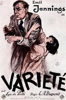 Film poster for 1925 film, Varieté