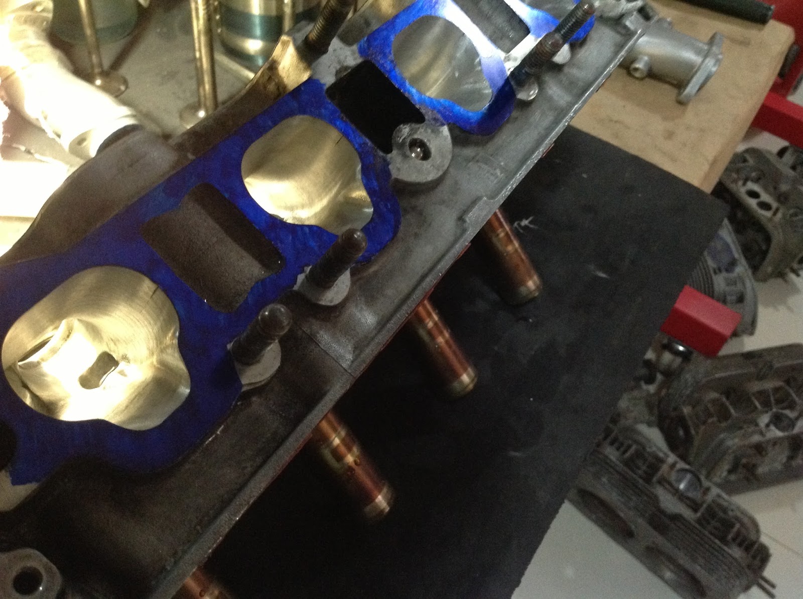 SRDmotorsports D16y8 cylinder head development hybrid d15b project