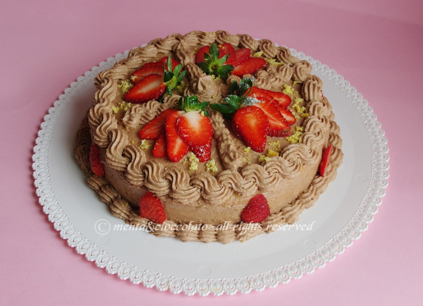 Menta E Cioccolato Torta Di Fragole E Crema Di Nutella Come Ti Preparo Una Torta Di Compleanno In Meno Di Un Ora