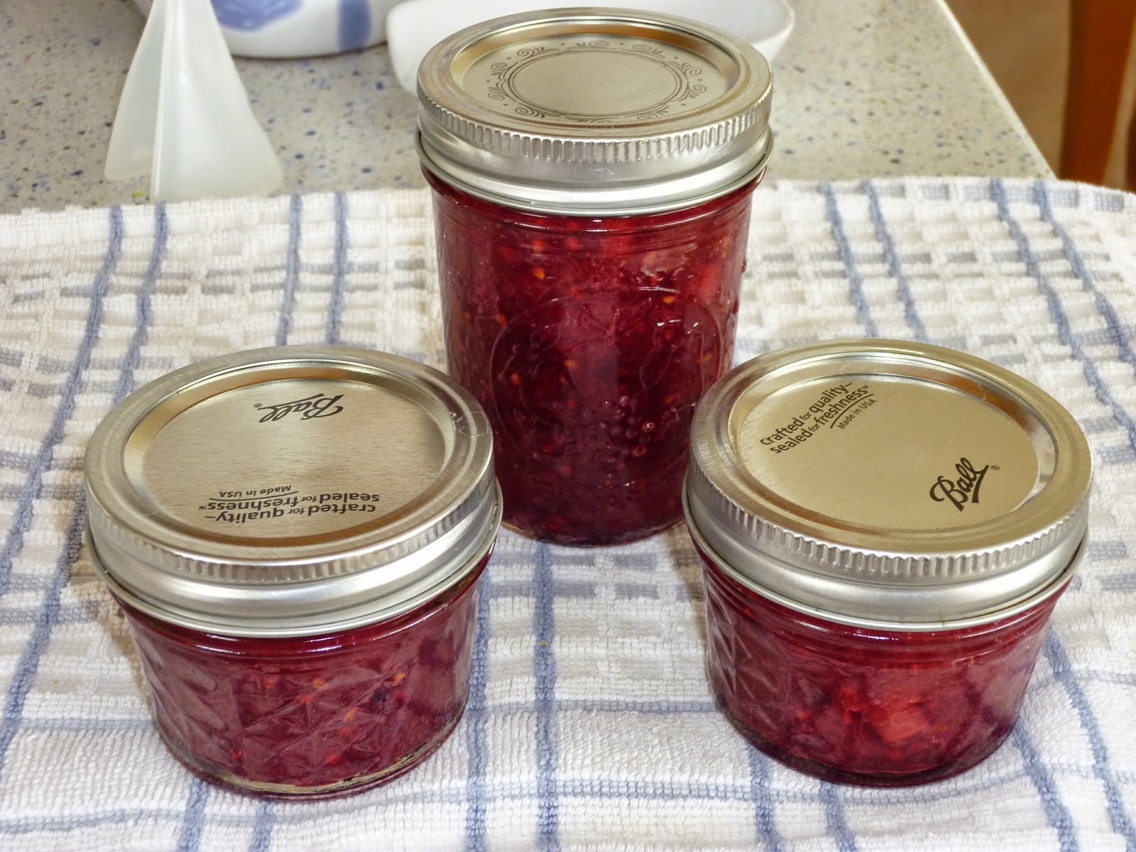 The Yellow Apron Blackberry Rhubarb Jam