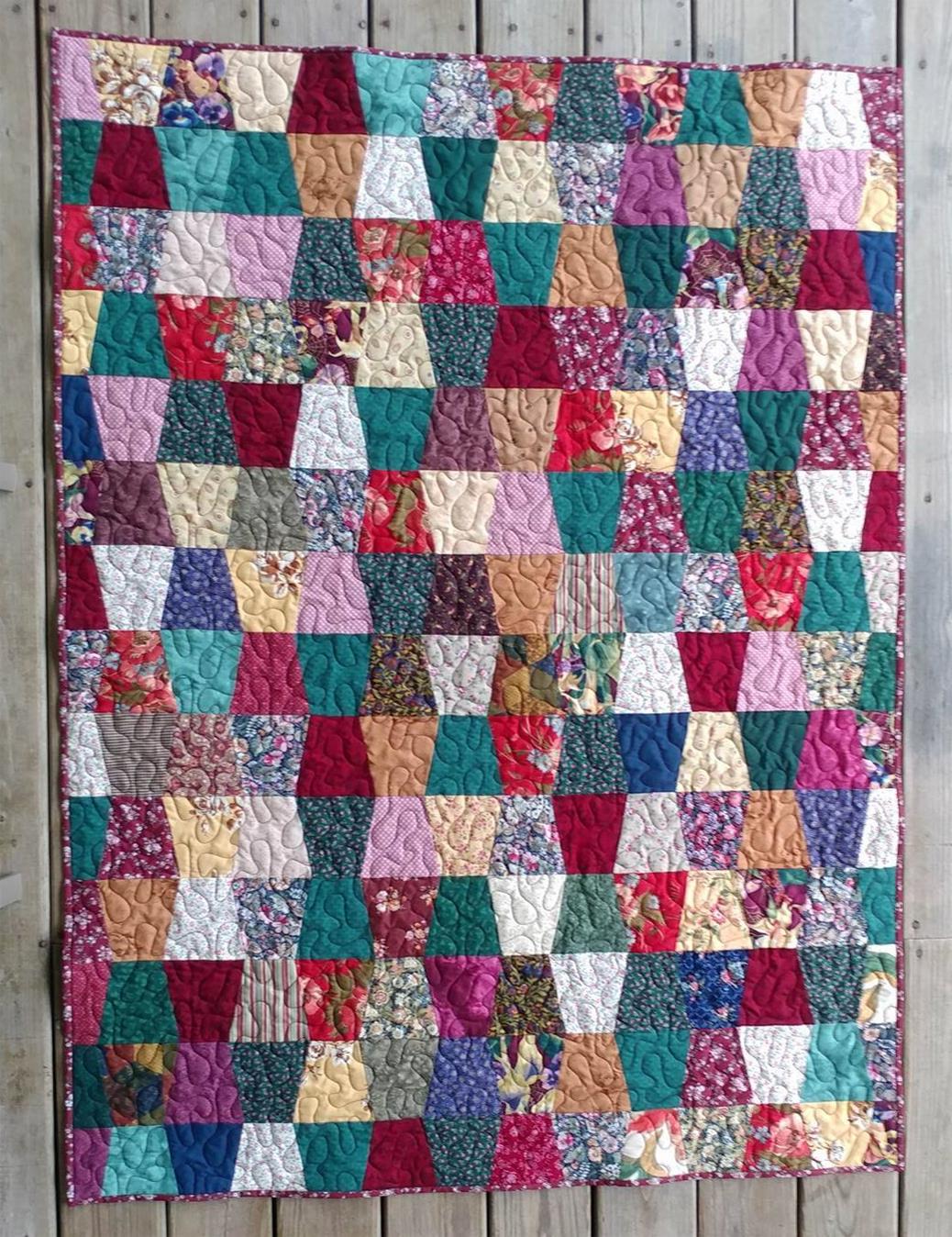 Slice of Pi Quilts Ugly Tumbler Quilt