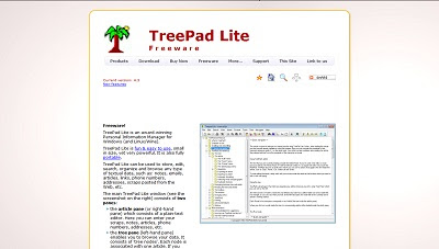 Treepad Lite, File Management