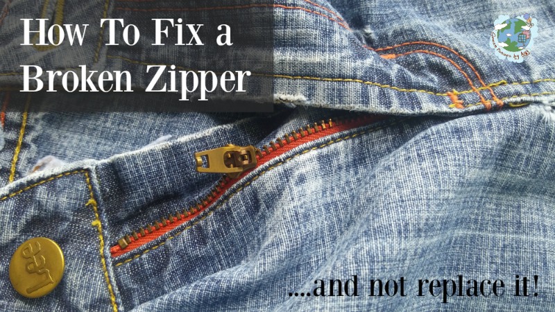 Fix It Friday - How to Fix A Broken Zipper