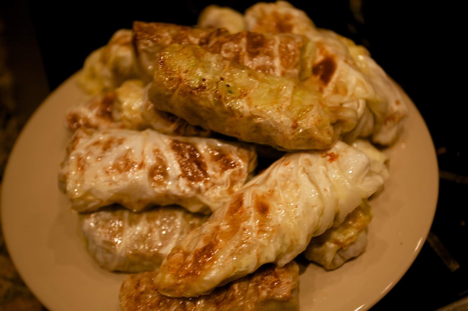 Stuffed Cabbage Rolls in Beef Gravy