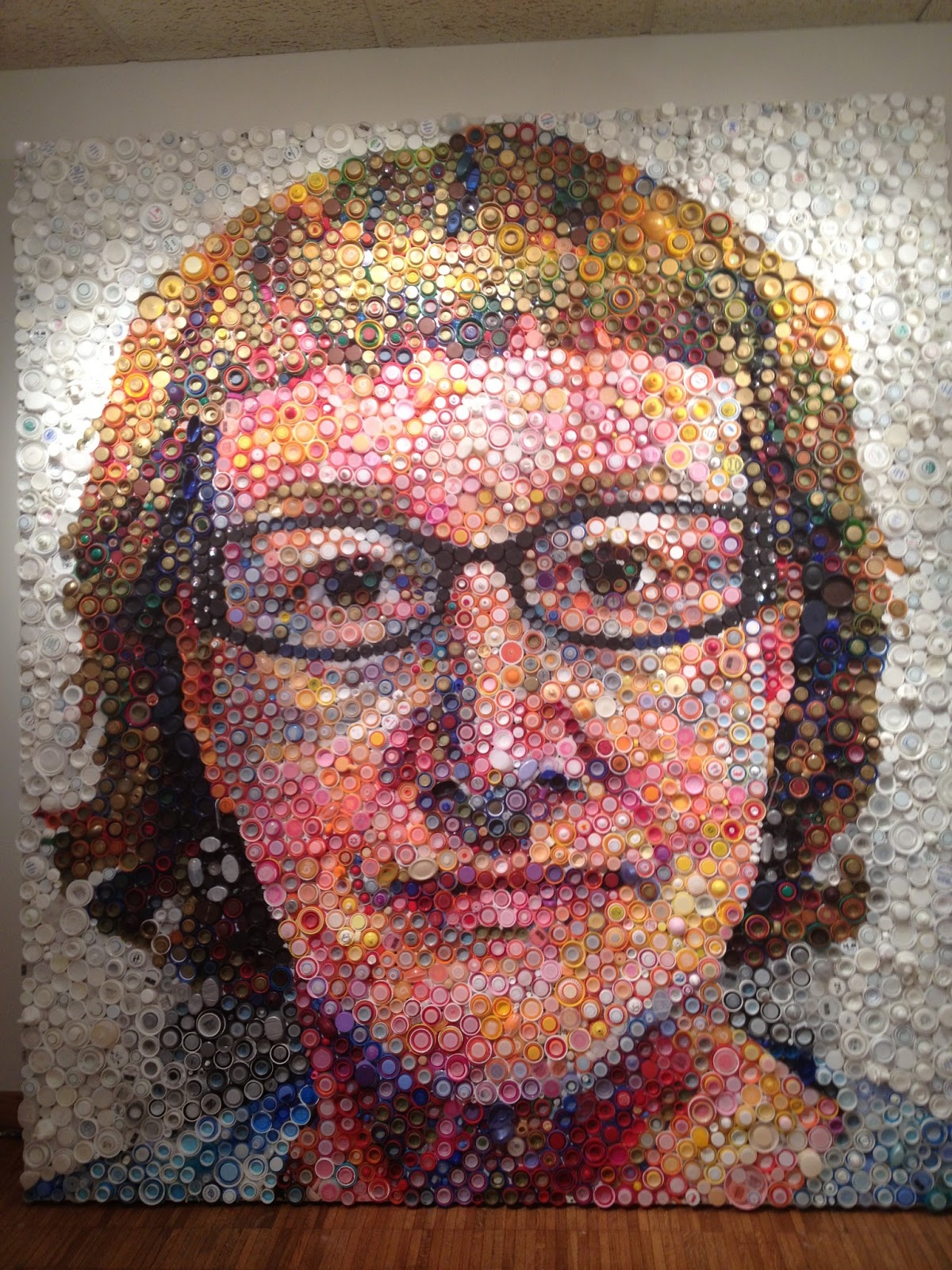 Clean Ocean Action Reused, Eco Art "Plastic World" By Mary Ellen Croteau