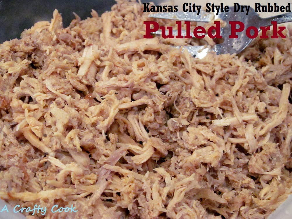 A Crafty Cook Slow Cooker Pulled Pork with Kansas City Style Pork Rub