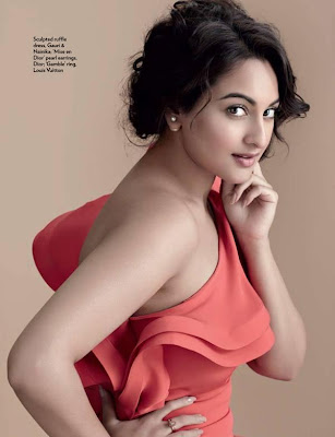 Sonakshi Sinha Hot Photoshoot For Marie Claire Magazine July 2013