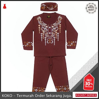 KKO57 SLF166 Baju Koko Wajik Anak Anak 1 2 3 Sampai 7 Tahun Murah BMGShop