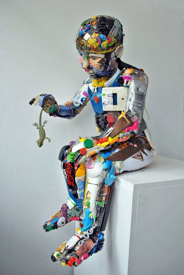 how to recycle amazing junk art sculptures made from joe christmas