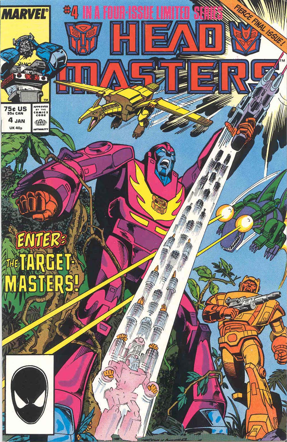 Read online The Transformers: Headmasters comic -  Issue #4 - 1