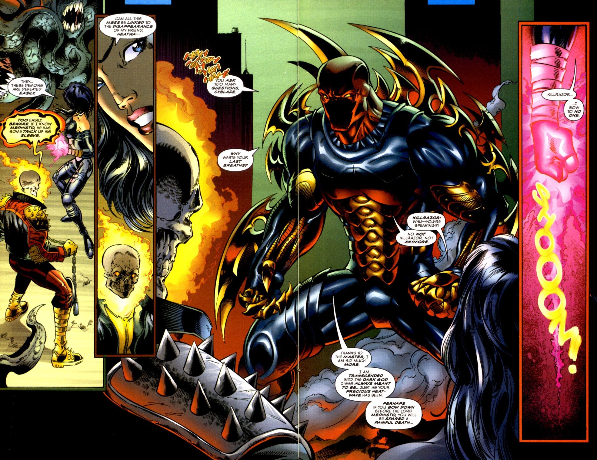 Read online Cyblade/Ghost Rider comic -  Issue # Full - 20