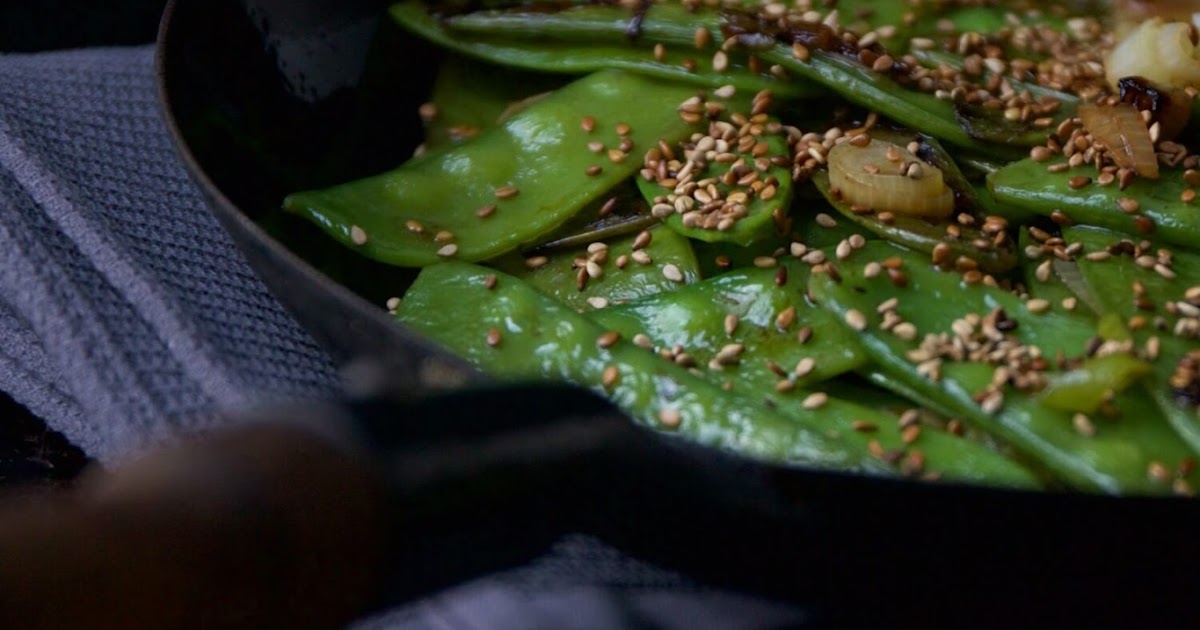 Blitzrezepte: Gebratene Zuckerschoten an Sesam | Volle Lotte