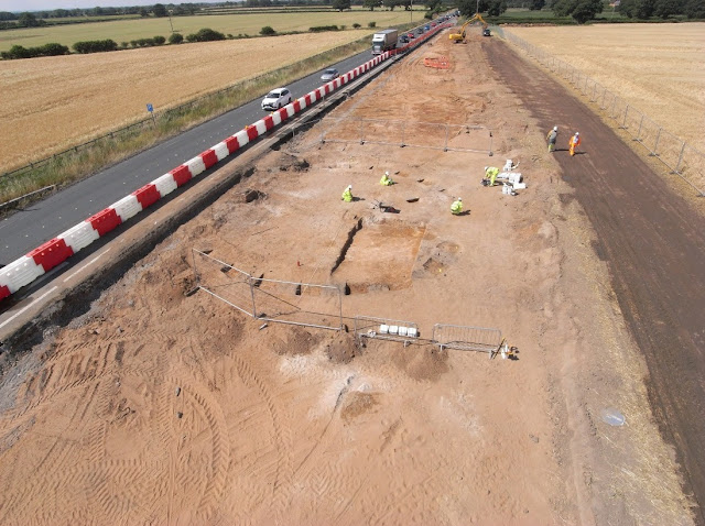 Roadworks reveal remains of Iron Age village in York
