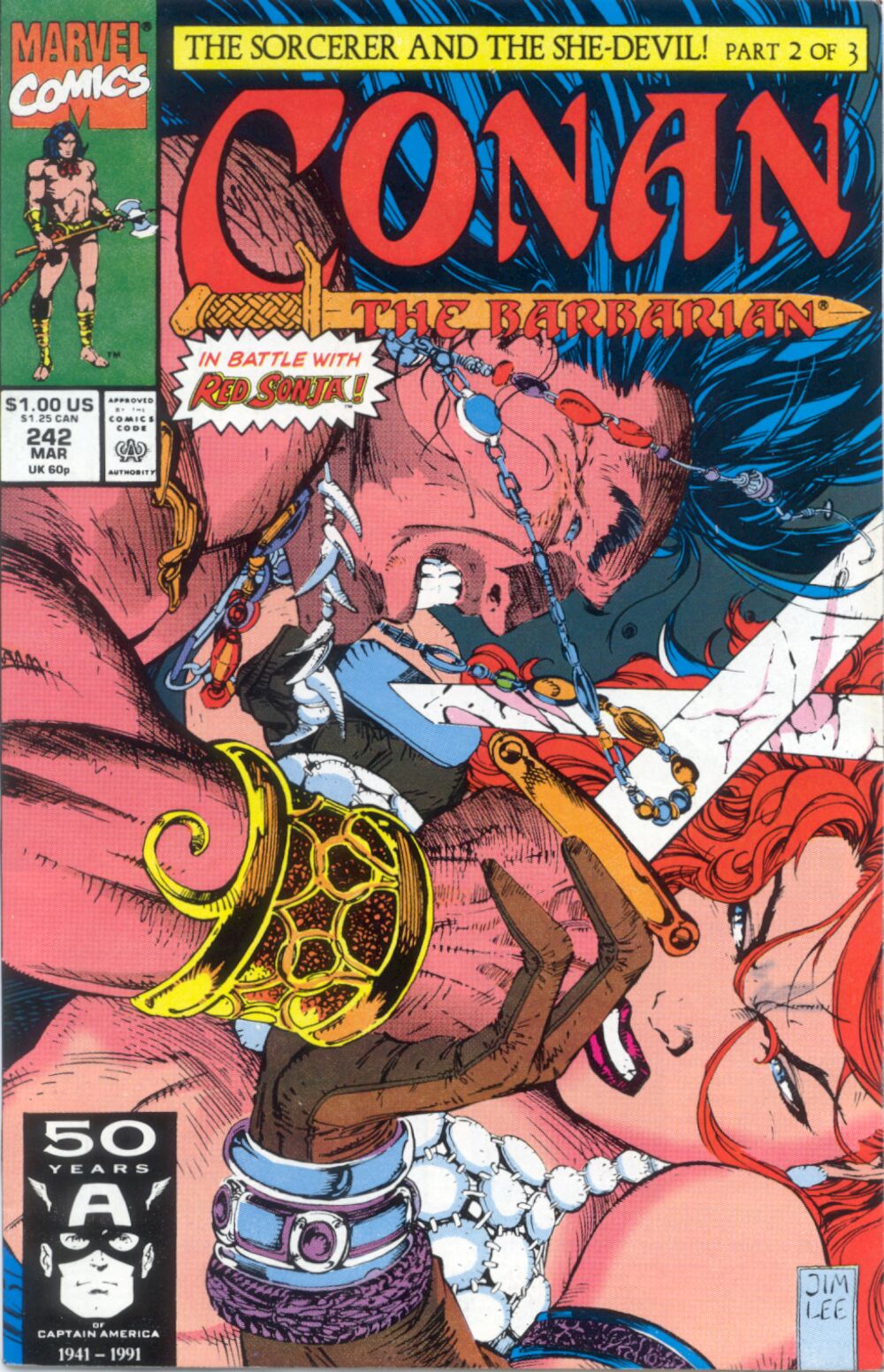 Read online Conan the Barbarian (1970) comic -  Issue #242 - 1