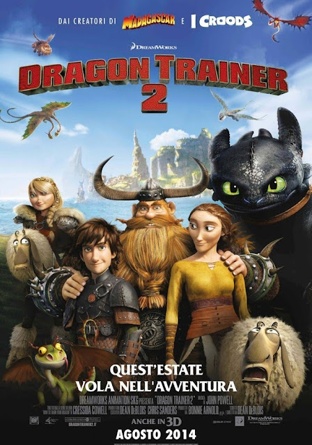 Dragon Trainer 2 How to train your dragon poster cover