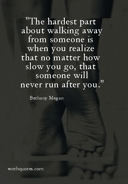 walking away quotes