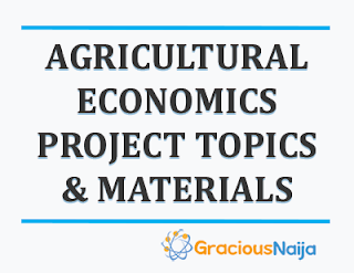 agricultural economics dissertation topics