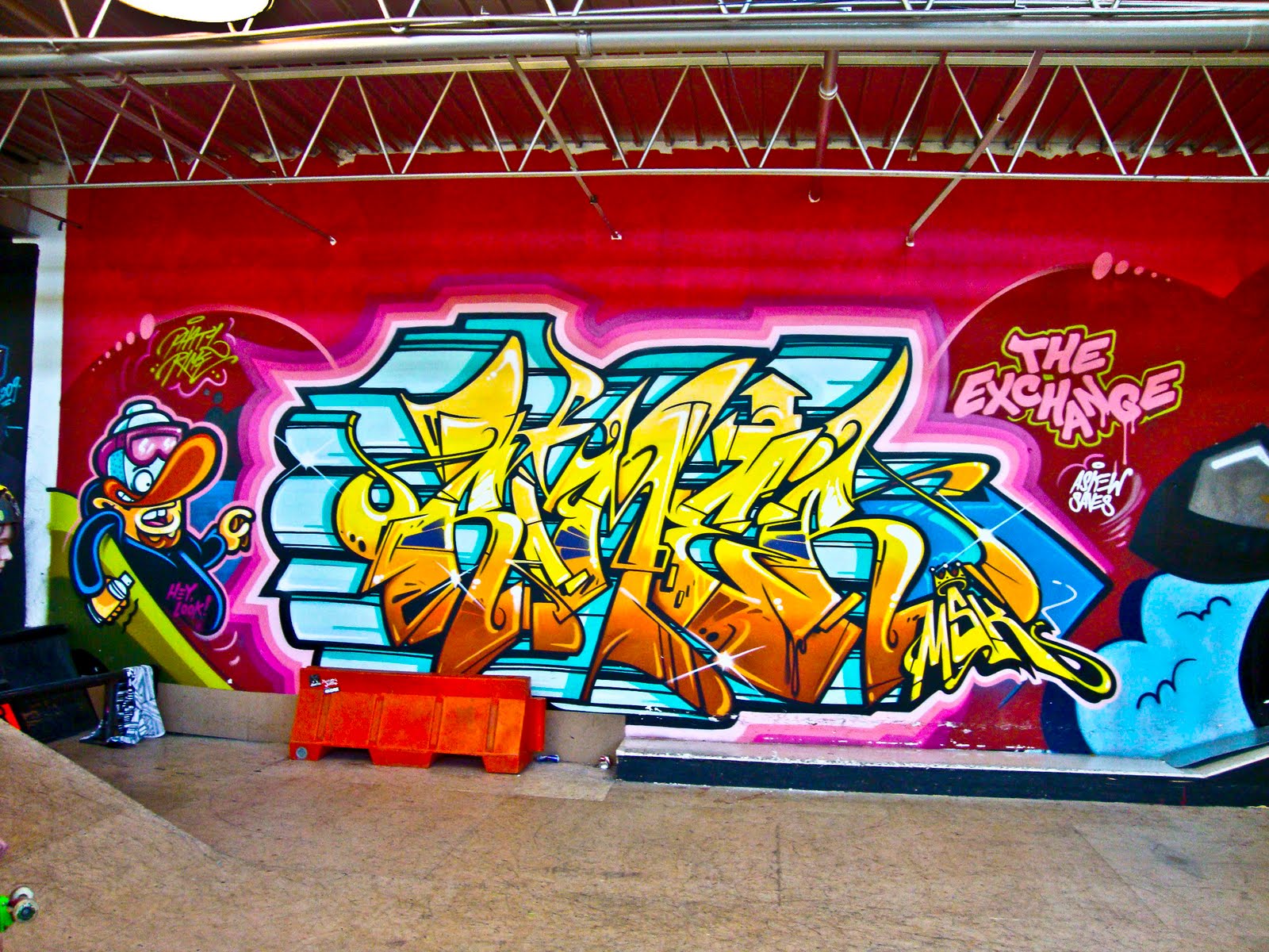 Bates graffiti