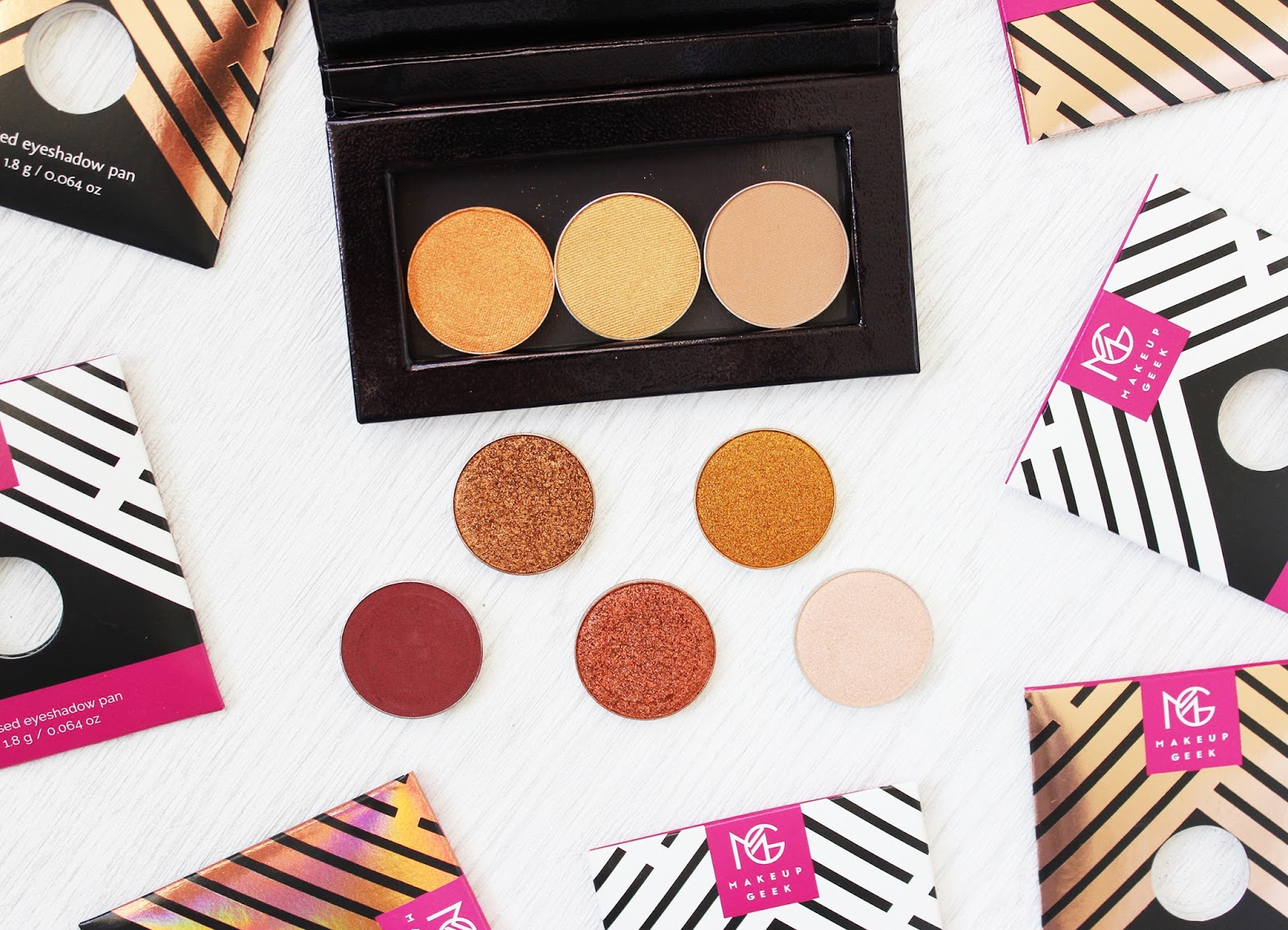 Makeup Geek eye shadow review and swatches