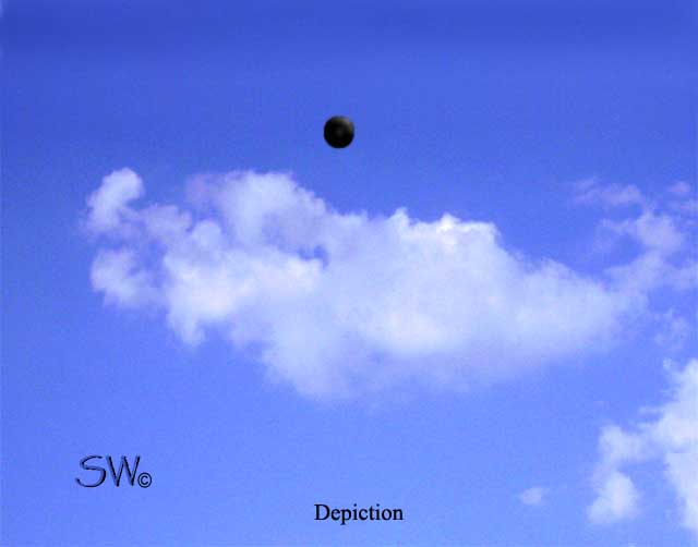 UFOs Lights In The Texas Sky Black Sphere In Sky Over Centreville, VA