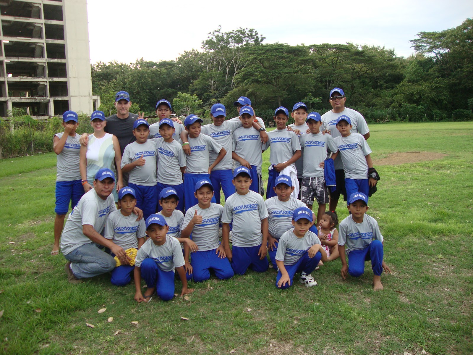 The Barretts in Costa Rica New Uniforms!!
