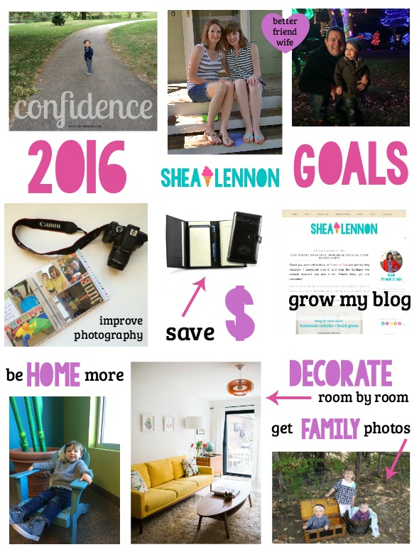 Do you create vision boards for your goals? Here's my 2016 Vision / Mood Board that sums up my goals for this year. www.shealennon.com