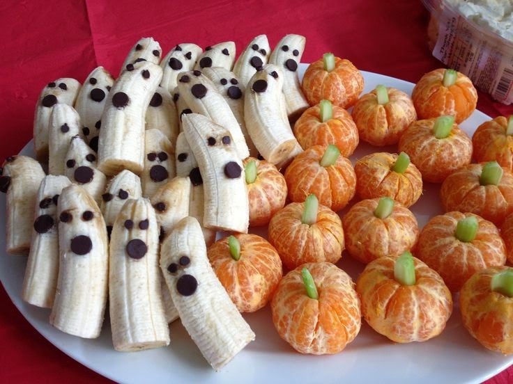http://weelicious.com/2013/10/14/tangerine-pumpkins-banana-ghosts-fruity-halloween/