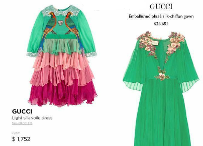 gucci dress cost