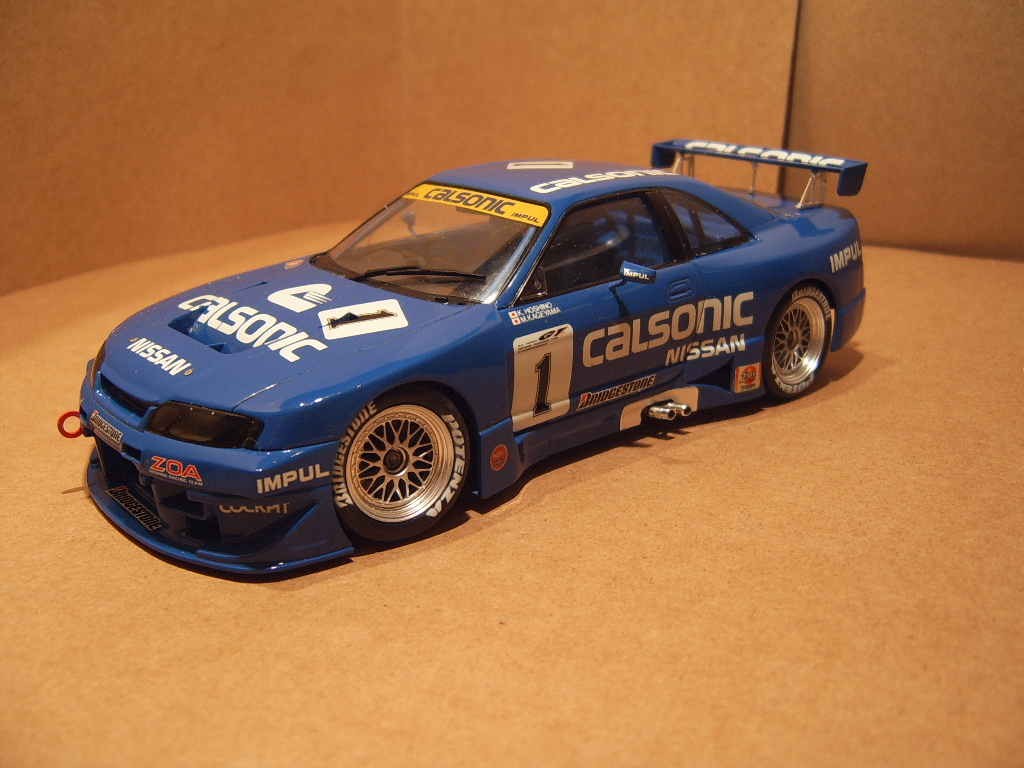 Blog do Badi: Nissan Calsonic R33 - 1/24 - Tamiya