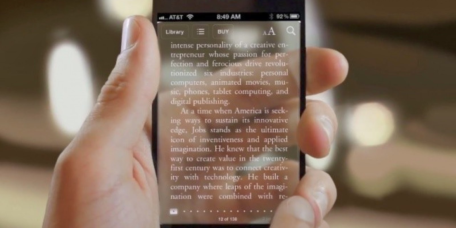 Transparent Texting Technology