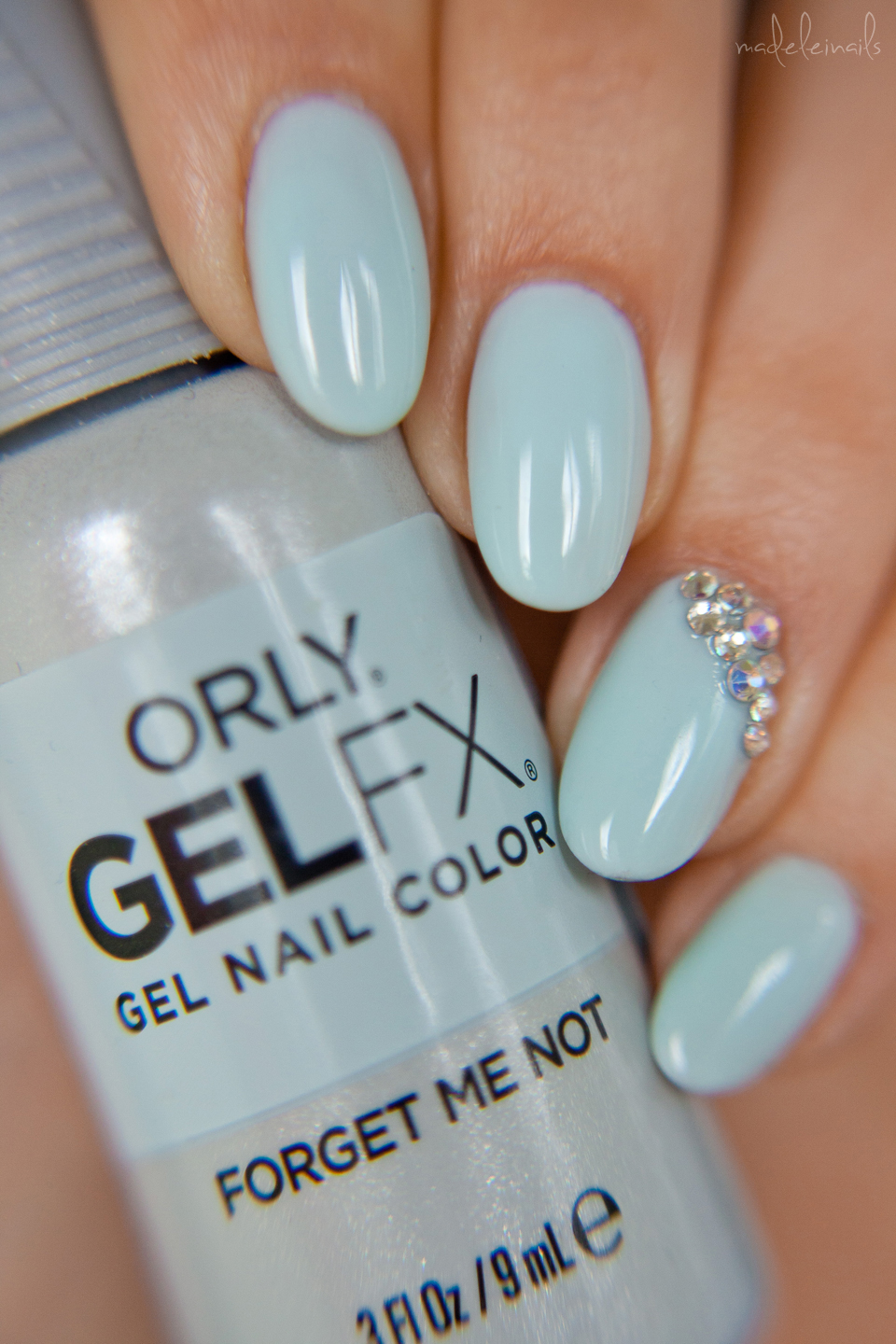 Niezapominajka? Orly Gel FX Me Not i cyrkonie I ♥ NAIL POLISH