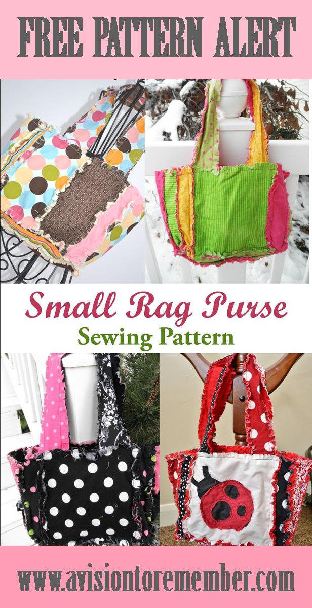 rag quilt purse