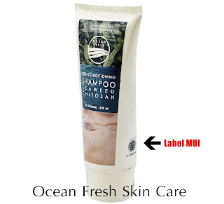 Label MUI Halal Gel conditioning shampoo seaweed chitosan Label MUI Halal Gel conditioning shampoo seaweed chitosan