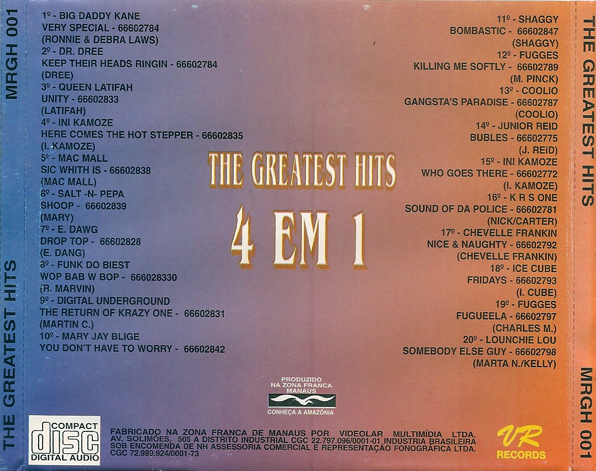 VA - Masters Rhythm 4 Em 1- The Greatest Hits (1998) 320kbps Rogerteam