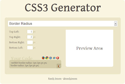 CSS3 Generator - генератор фишек CSS3