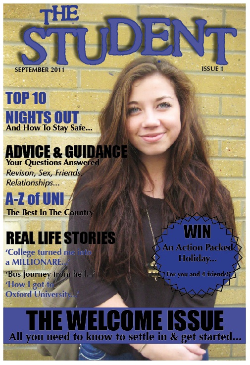 Lauren Chivers AS Media Student Magazine Cover