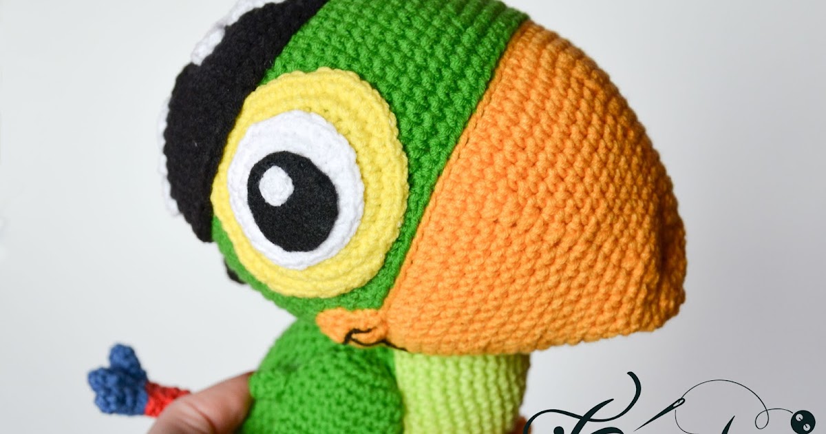 Krawka Skully parrot Jake and the Never Land Pirates ETSY pattern