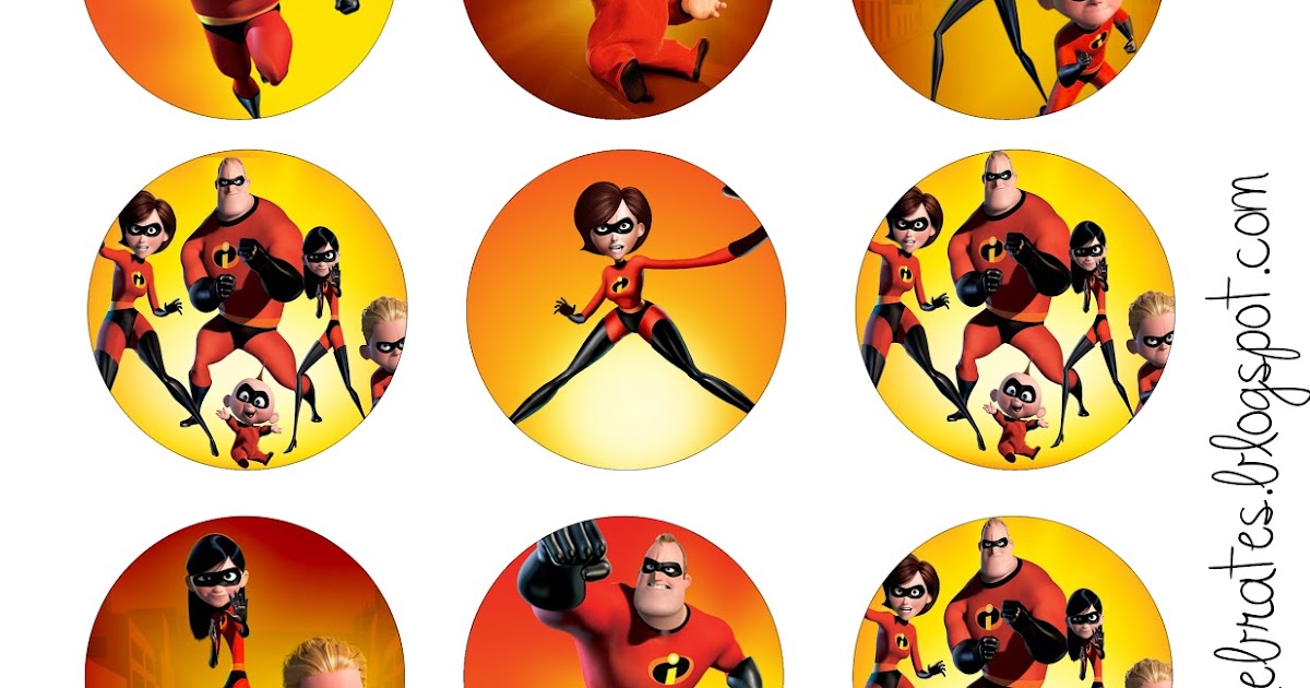 Daisy Celebrates The Incredibles 2 Birthday Party Printable Files