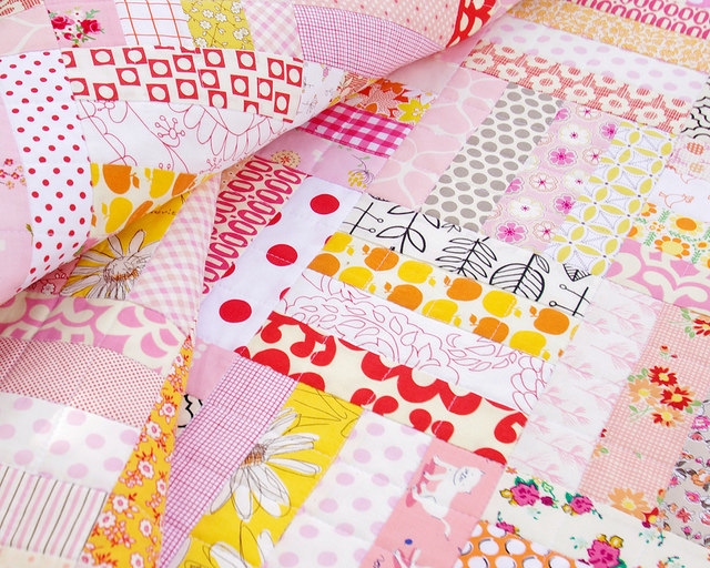 Baby Girl Quilt - Custom Order | Red Pepper Quilts