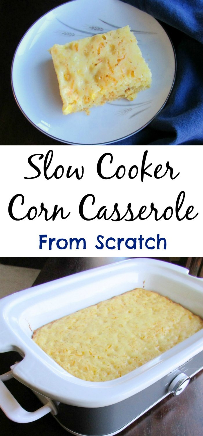 Cooking With Carlee Slow Cooker Corn Casserole From Scratch