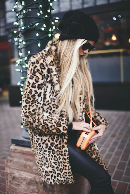 Leopard print coats