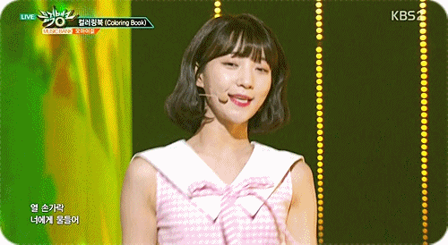 오마이걸 뮤직뱅크 무대.gif | 인스티즈